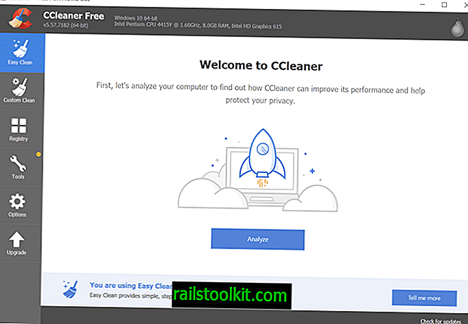 Informácie o režime CCleaner's Easy Clean