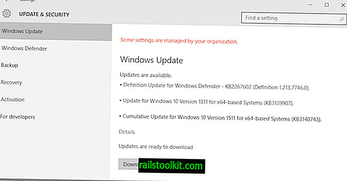 Publication de la mise à jour cumulative KB3140743 pour Windows 10