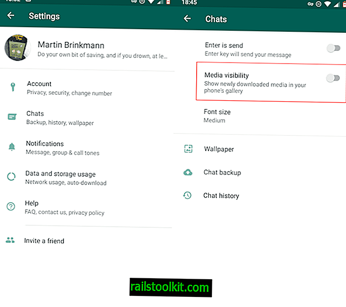 Kako preprečiti, da bi se WhatsApp mediji pojavljali v Androidovi galeriji