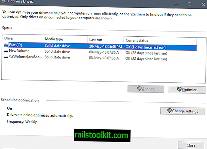 Jak zakázat automatickou optimalizaci disku v systému Windows 10
