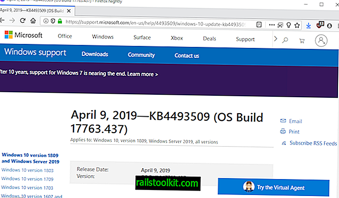 Microsoft Windows sikkerhedsopdateringer april 2019 oversigt