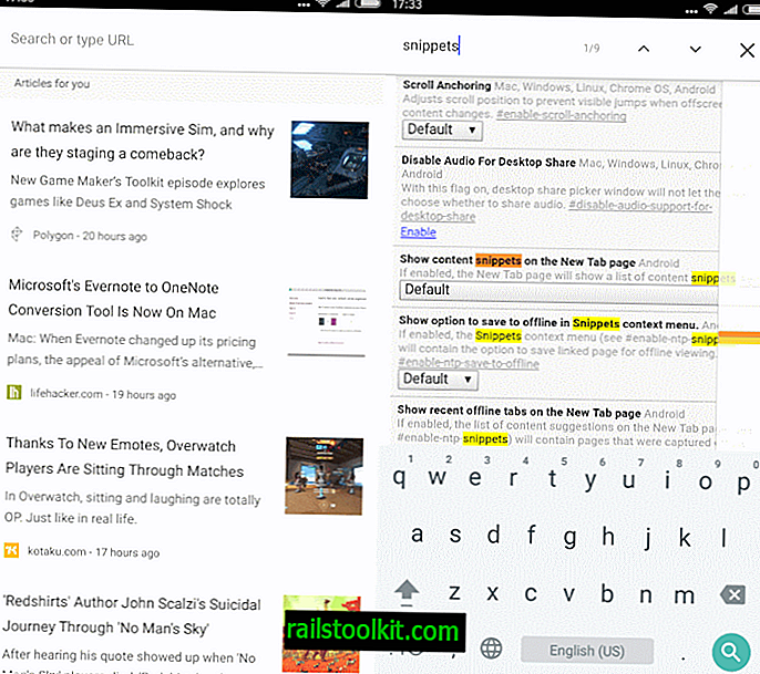 Google testet Artikelempfehlungen in Chrome Mobile